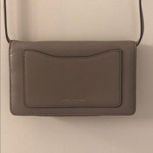 Marc Jacobs pebbled leather wallet/crossbody.